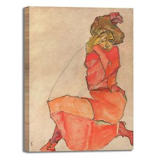 Schiele donna inginocchiata