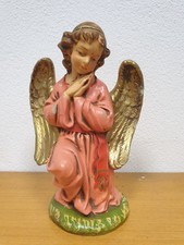 FONTANINI - Angelo rosa in cartapesta serie 30 cm