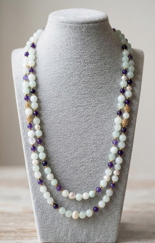 Collana girocollo multifilo - girocollo,