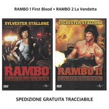 RAMBO 1 First Blood + RAMBO 2 La Vendetta • DVD • Sylvester Stallone • ITA