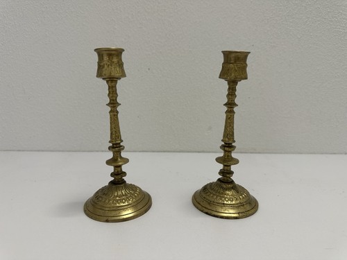 Candelieri ottone antichi - candelieri, in