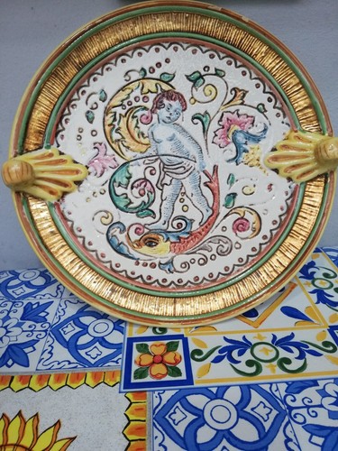 Piatto maioliche deruta - piatto,