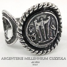 ANELLI MONETA TRIPODE ARGENTO