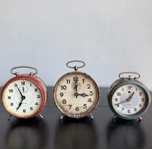 Set vintage alarm clocks - of,