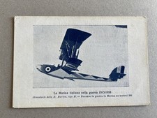 P) Cartolina militare aeronautica aviazione 1GM WWI idrovolante marina 