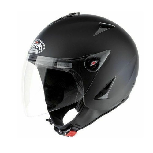 Airoh casco moto jet nero - casco, jt