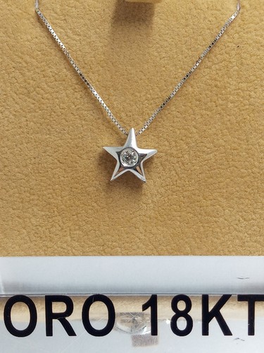 Collana oro bianco - bianco, 750