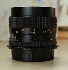 CONTAX CARL ZEISS PLANAR 50/1,4 T* F1.4 C/Y Yashica Lente Obiettivo Prime