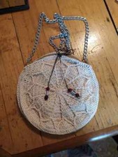 Round bag uncinetto handmade tonda tracolla 