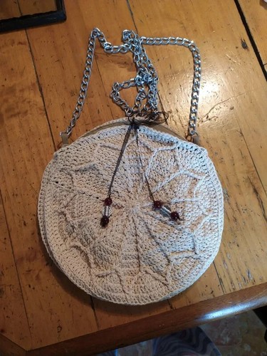 Round bag uncinetto handmade