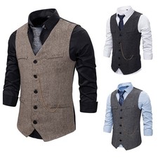 Gilet uomo tweed vintage