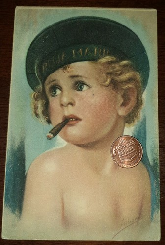 Cartolina epoca bambino - cartolina, d'epoca