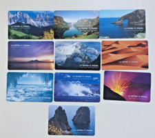 10 SCHEDE TELEFONICHE TELECOM  LA NATURA CI CHIAMA   NUOVE