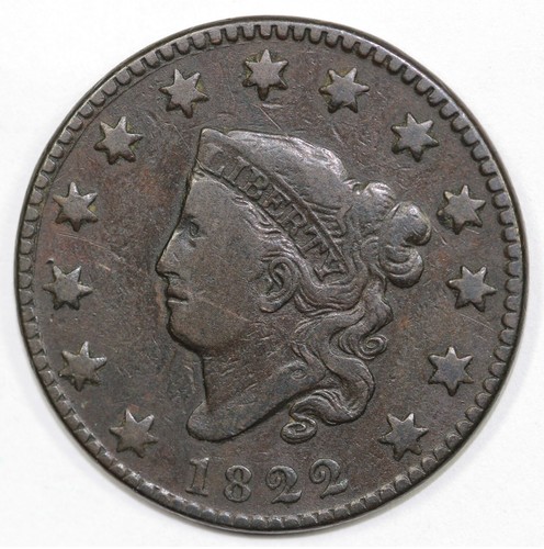 1822 testa corona o - 1c,