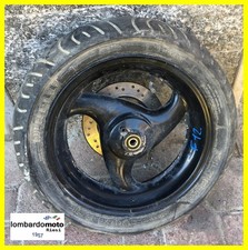 Cerchio ruota anteriore 3 razze Malaguti Phantom F12 50 100 F15 nero con disco