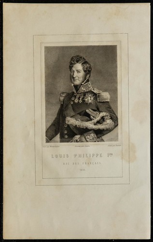 1845 ritratto louis philippe - -,