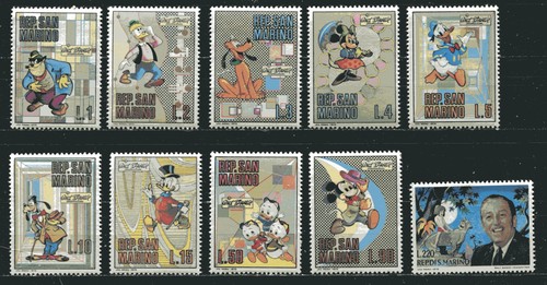 San marino 1970 walt disney - walt,