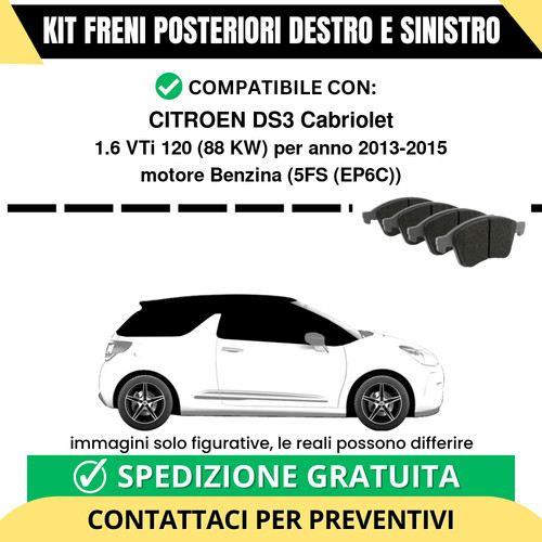 Pastiglie freno posteriori - pastiglie,
