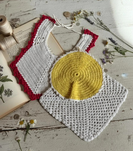 Vintage centrini uncinetto - vintage,