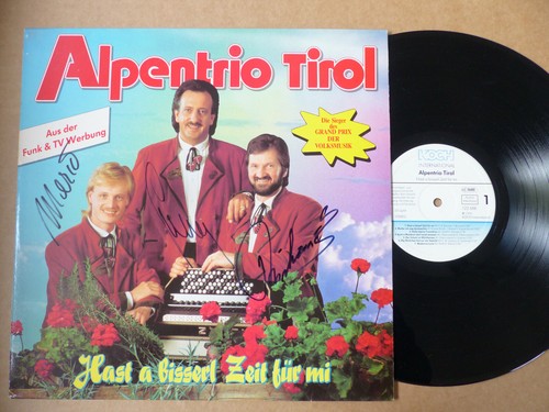 Alpentrio tirol autografo - alpentrio,