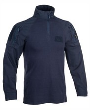 TIGER COMBAT SHIRT NAVY BLU SOFTAIR MILITARE  ESERCITO DEFCON 5 D5-3267 NB