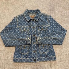 Giacca denim monogramma LOUIS
