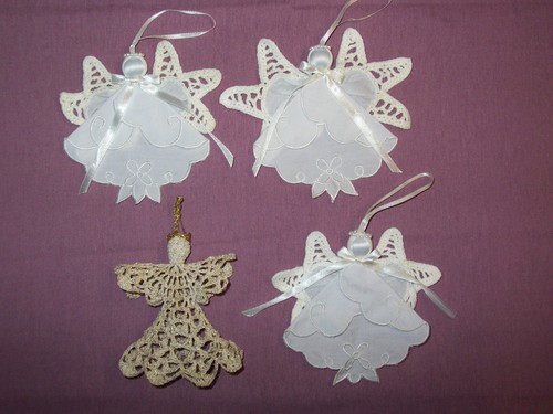 Handkerchief angel handmade - handkerchief,