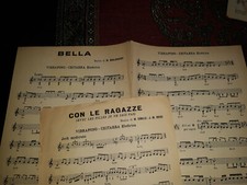 spartiti musicali sciorti anni