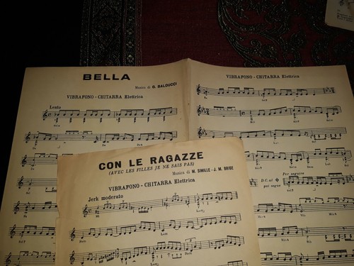 Spartiti musicali sciorti anni - sciorti,