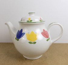 Johnson Brothers Nicole Teiera Rosso Giallo Blu Tulipani Made in England