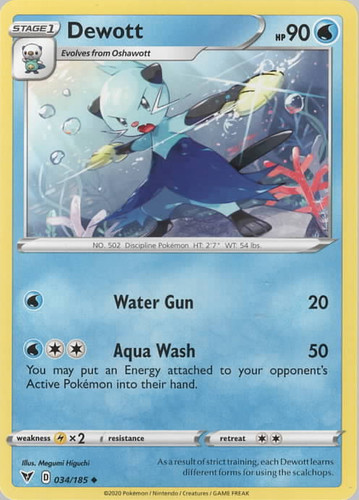 Pokémon dewott 034 - pokémon,