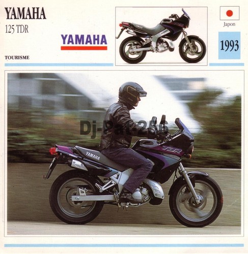 Fiche moto yamaha tdr 125 - fiche, :