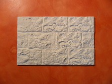 PANNELLO RIVESTIMENTO MURO IN GESSO BIANCO 60,5x38-P.2,5cm.RV/637 ARREDO INTERNO