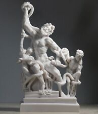 Scultura statua in marmo fuso greco romano greco Laocoonte e figli Serpenti...