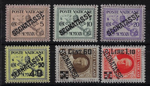 1931 vaticano segnatasse pio - vaticano,