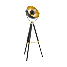 Vintage Black and Gold Wood