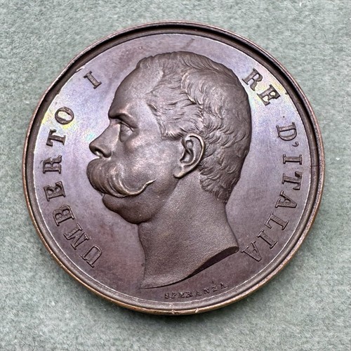 Medaglia bronzo umberto - medaglia, i