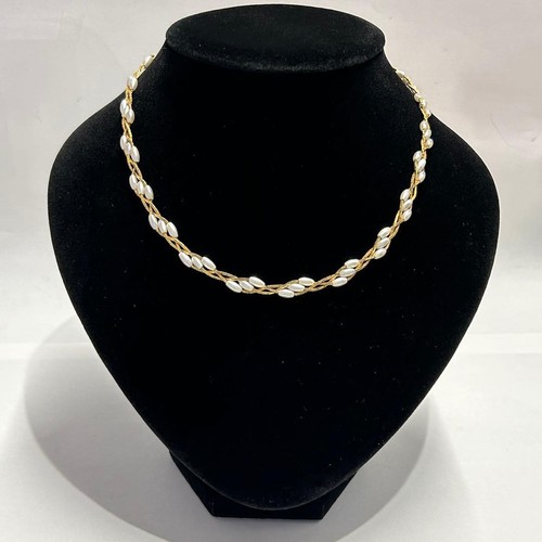 Collana vintage oro con - vintage, in