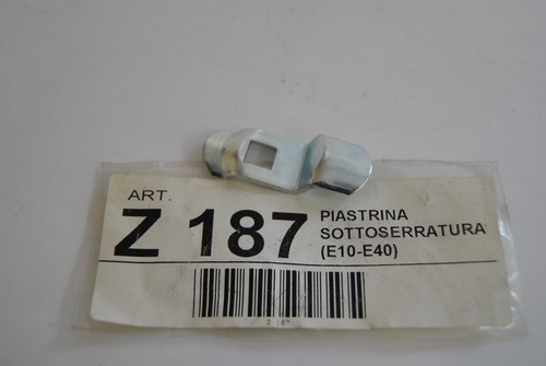 Piastrina sottoserratura