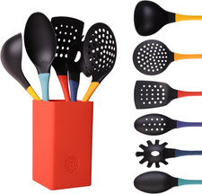 Set Utensili Cucina Con Porta