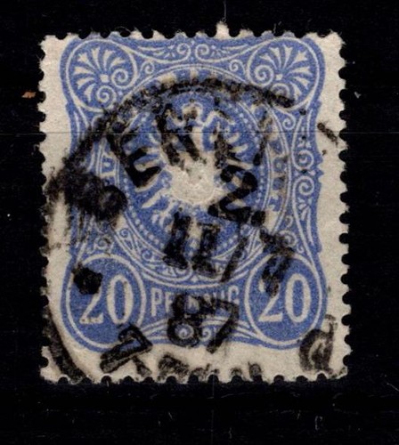 Impero tedesco timbrato - c,