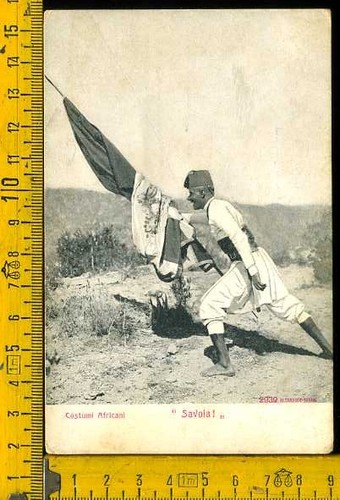 Guerra libia cartolina - libia,