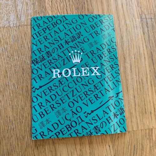 Libretto rolex originale - rolex,