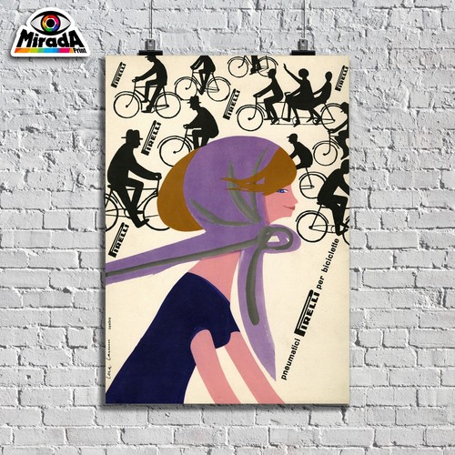 Poster vintage atlante gomme - poster,