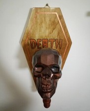 Poggia casco Artigianale Custom Con Teschio