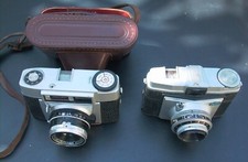 Fotocamere CLOSTER "OLYMPIC e SPRINT" film 127 e 35mm Working rare[Italia 1959