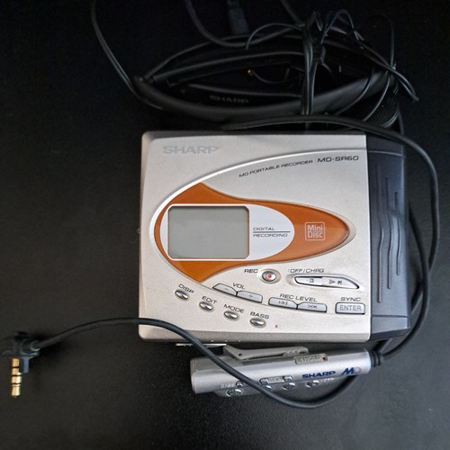 Sharp sr60 lettore minidisc - lettore,