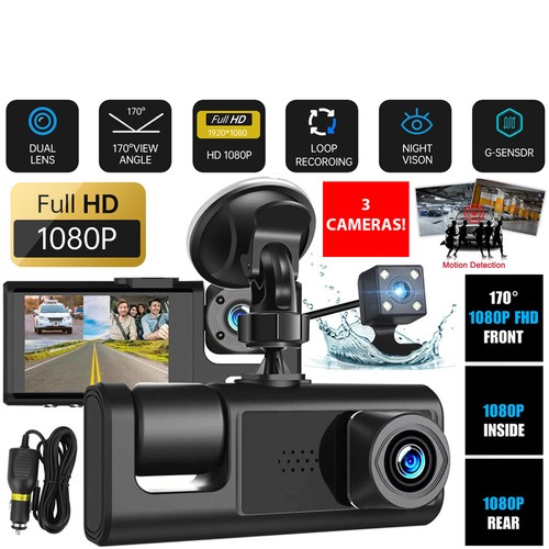 Dash cam auto doppio - dash, obiettivo
