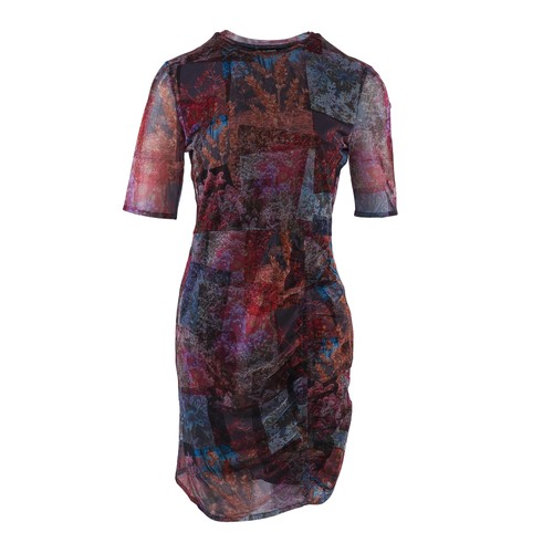 Abito corto donna multicolore
