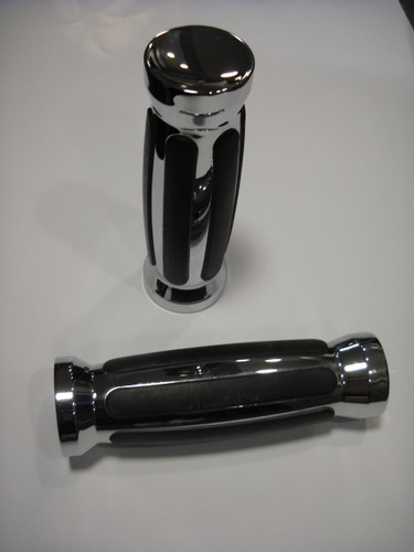 Coppia manopole moto custom - manopole,
